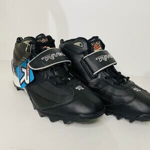 Rival Razor Mid Detach Football Cleat Black Size 11.5